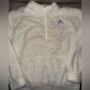 Adidas Off-White Fleece Jacket